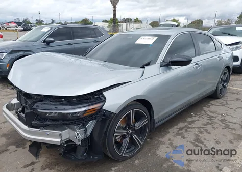 2024 Honda Accord Hybrid Sport из США, поврежденный, VIN 1HGCY2F56RA090512